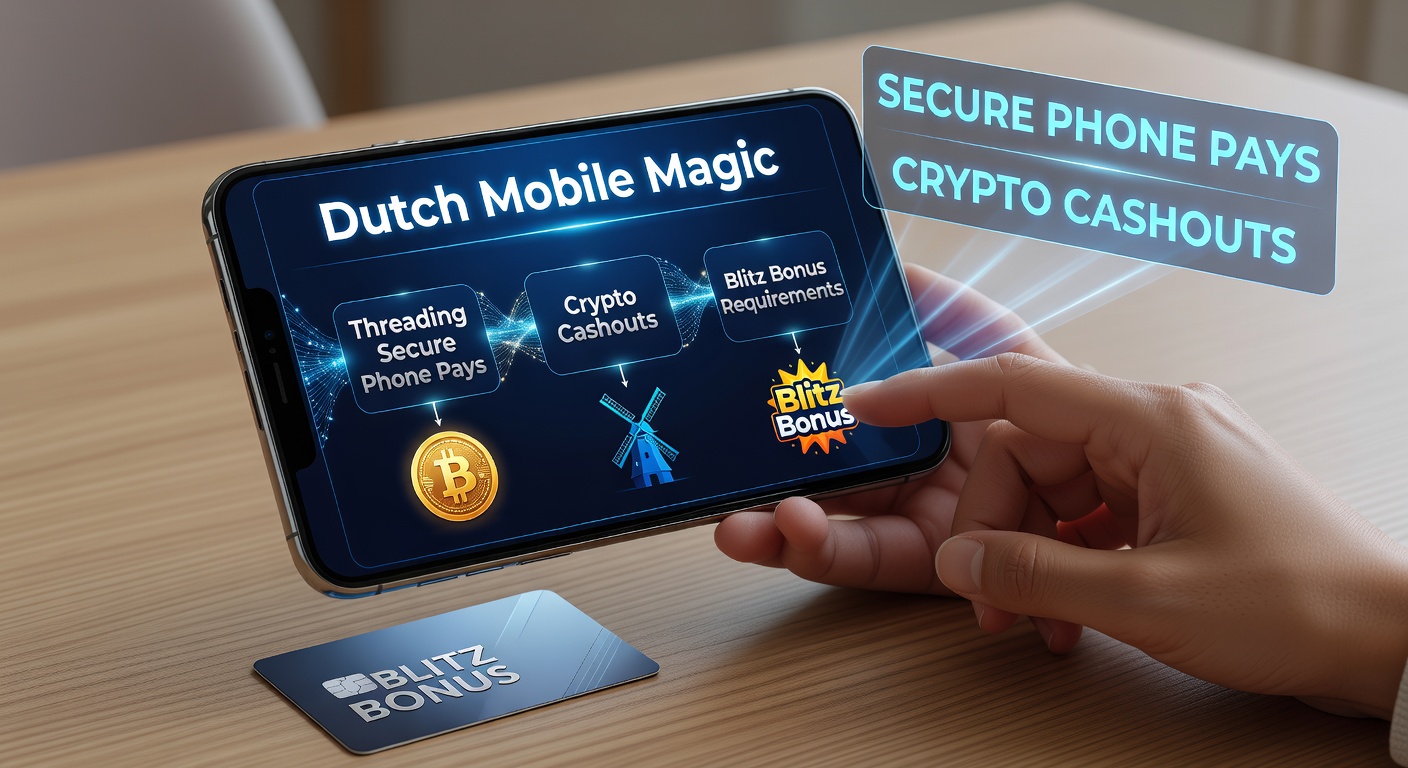 Smartphone met mobiele betaalopties en crypto wallet op een Nederlands casino platform, illustrerend veilige deposits en snelle uitbetalingen