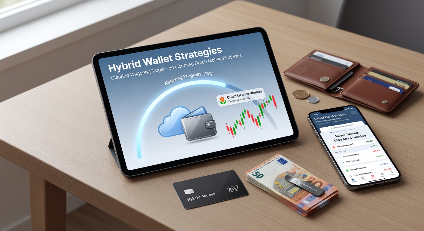 Hybride wallet interfaces op Nederlandse mobiele gokapps tonen gecombineerde betaalmethoden voor snelle bonusafhandeling