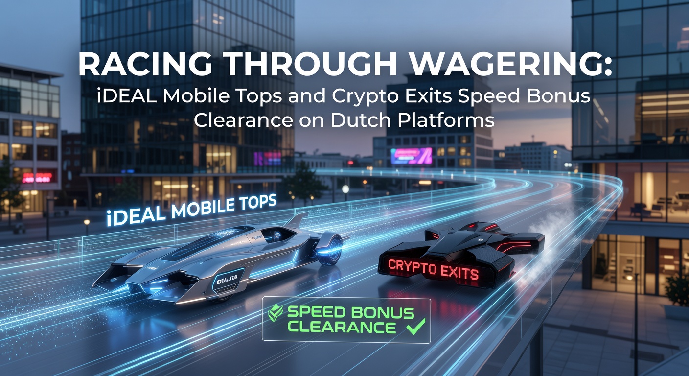 Grafiek met tijdlijnen van iDEAL storting, wagering proces en crypto uitbetaling op een Nederlands casino dashboard